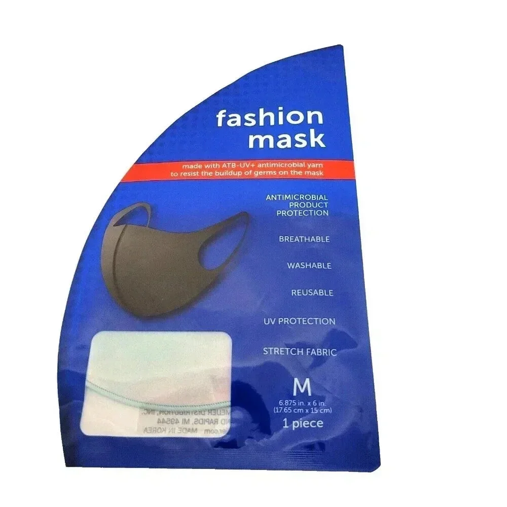 Meijer Face Mask Girls Medium Washable Reusable UV Protection Tie Dye Ice Green